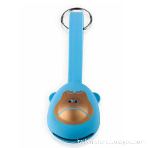 Key chain design 2-in-1 mini USB charging and data cable for iPhone 5/Samsung